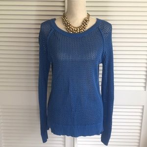 Open weave spring sweater
